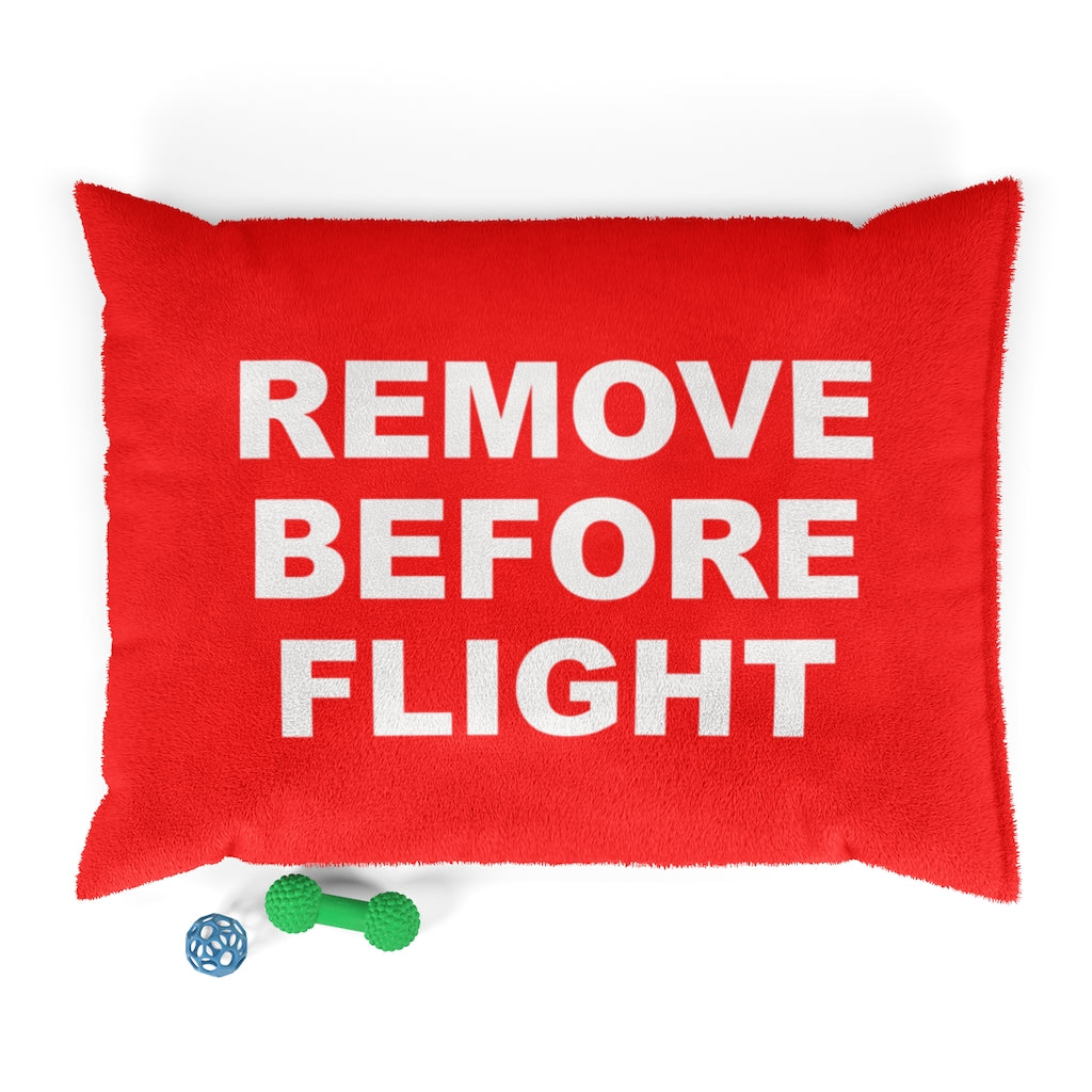 Remove Before Flight Pet Bed